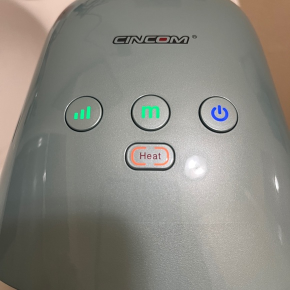 Cincom Portable Hand Massager Teal Cordless with Heat and Compression Arthritis - Picture 9 of 9